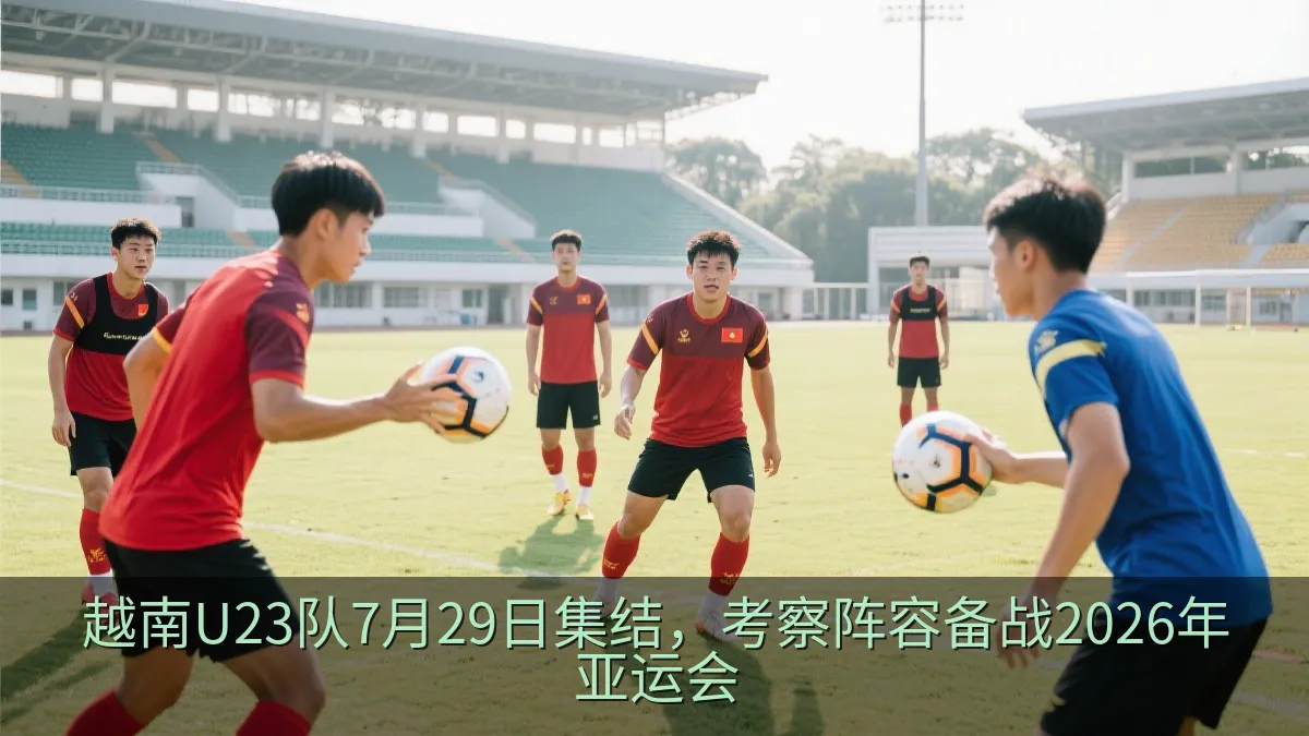 越南U23队7月29日集结，考察阵容备战2026年亚运会